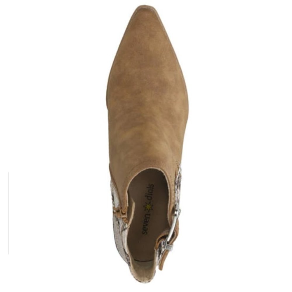 Women's Queensbury Booties, Lt Brown, New In Box - Picture 4 of 5